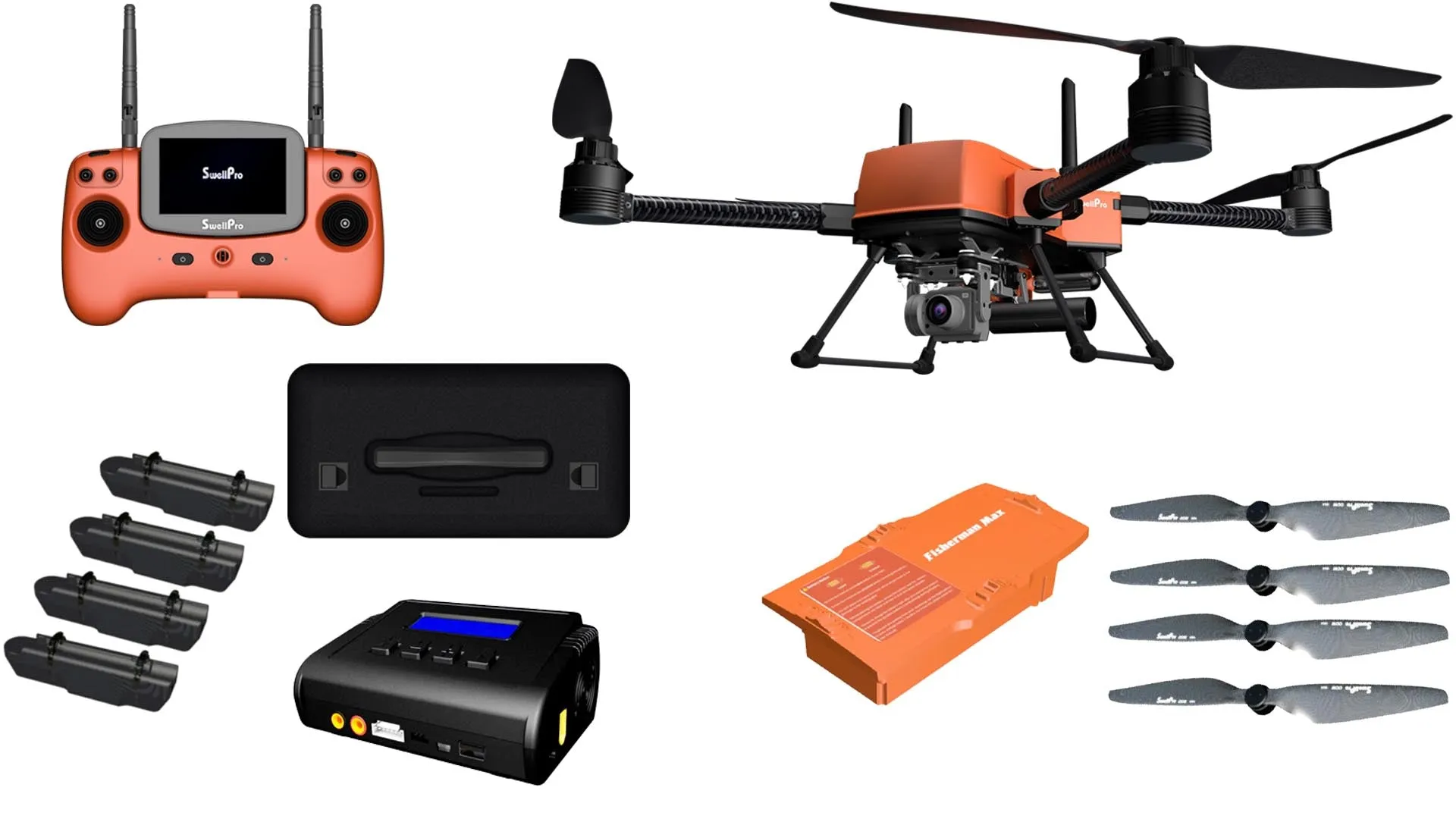 SwellPro Fisherman MAX FD2 Waterproof Fishing Drone