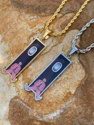 SWIMMING MURAL NECKLACE