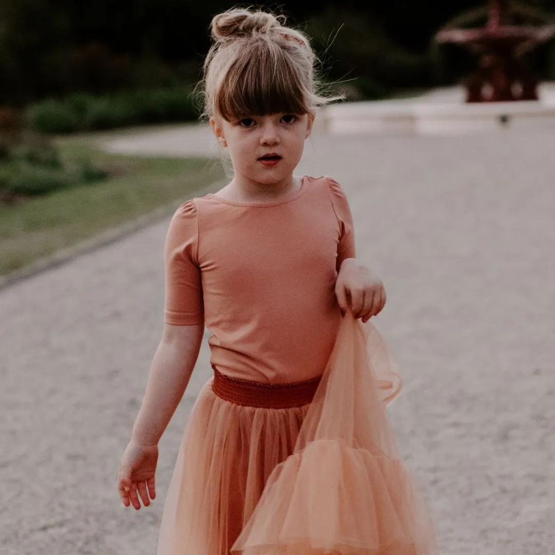 tabitha tee - terracotta pima knit