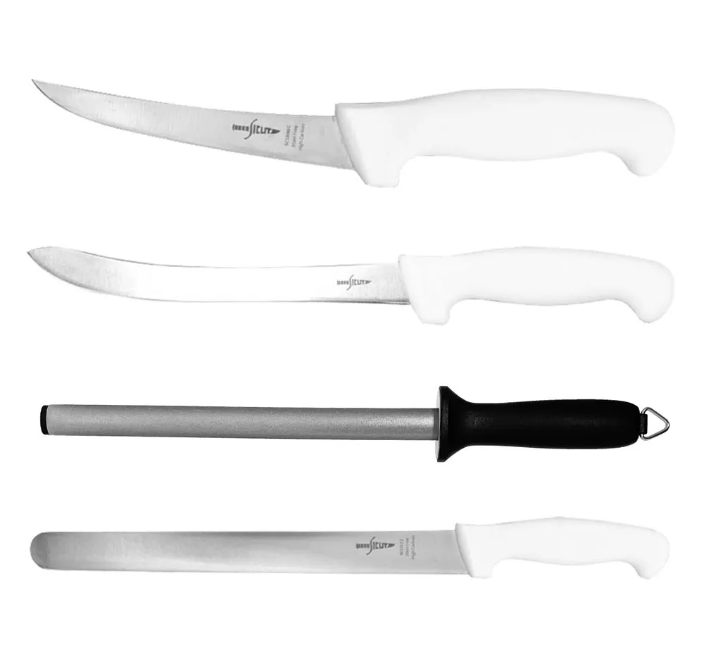 Tackle World Sicut Fisherman Knife Pack With Diamond Sharpener