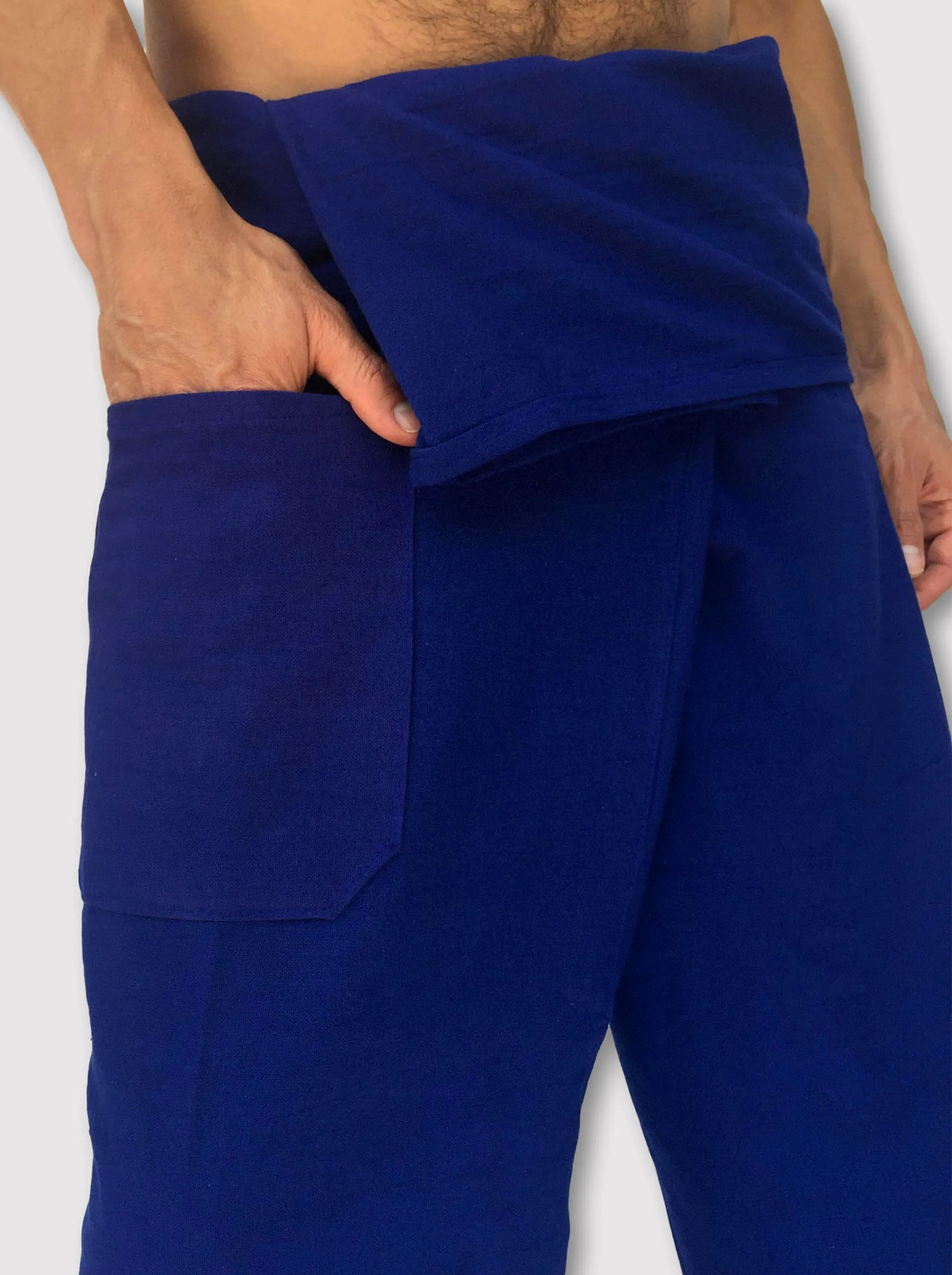 Thai Fisherman Pants Cotton Electric Blue
