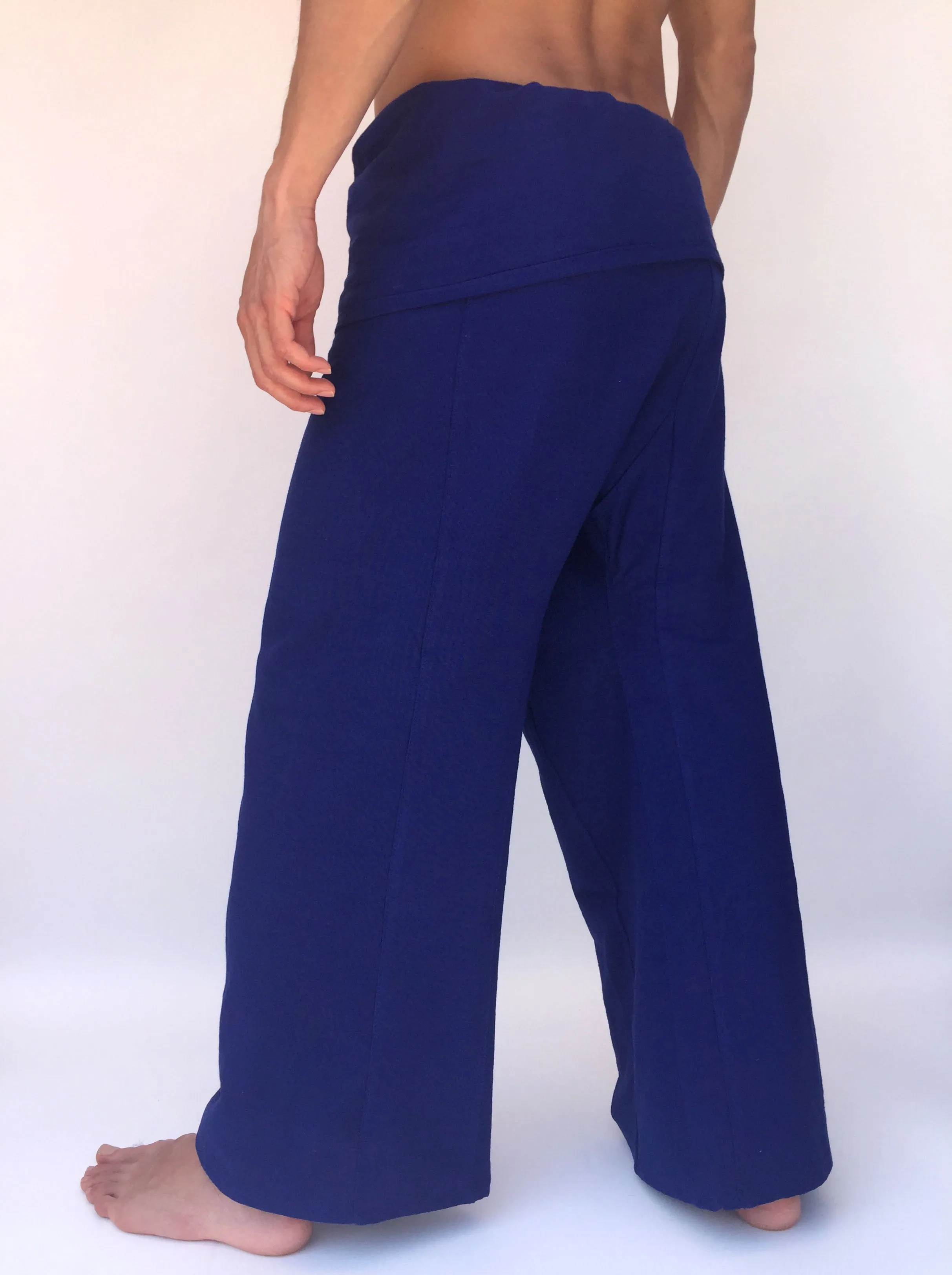Thai Fisherman Pants Cotton Electric Blue