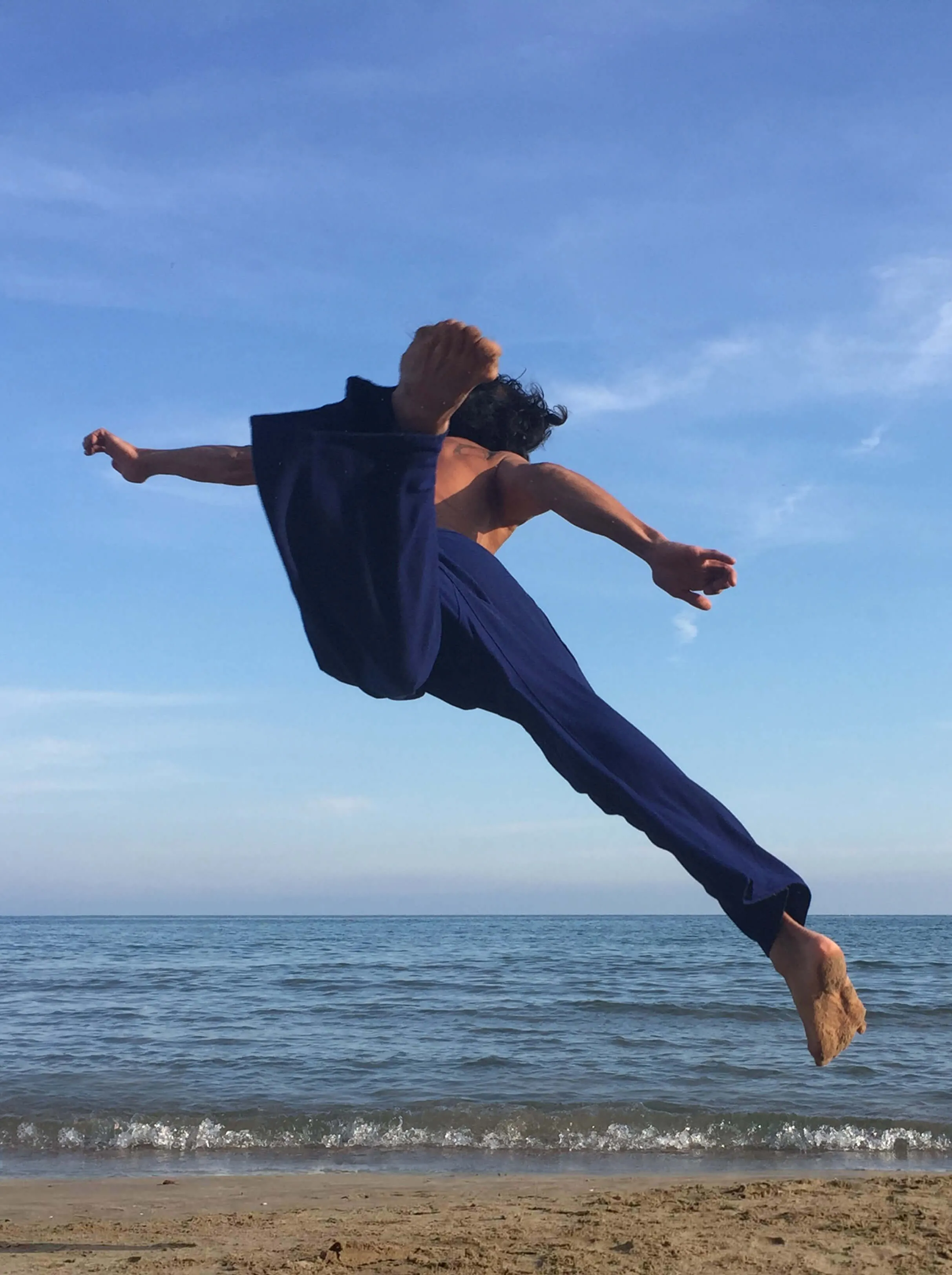 Thai Fisherman Pants Cotton Electric Blue