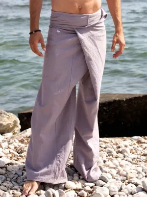 Thai Fisherman Pants Cotton Soft Grey