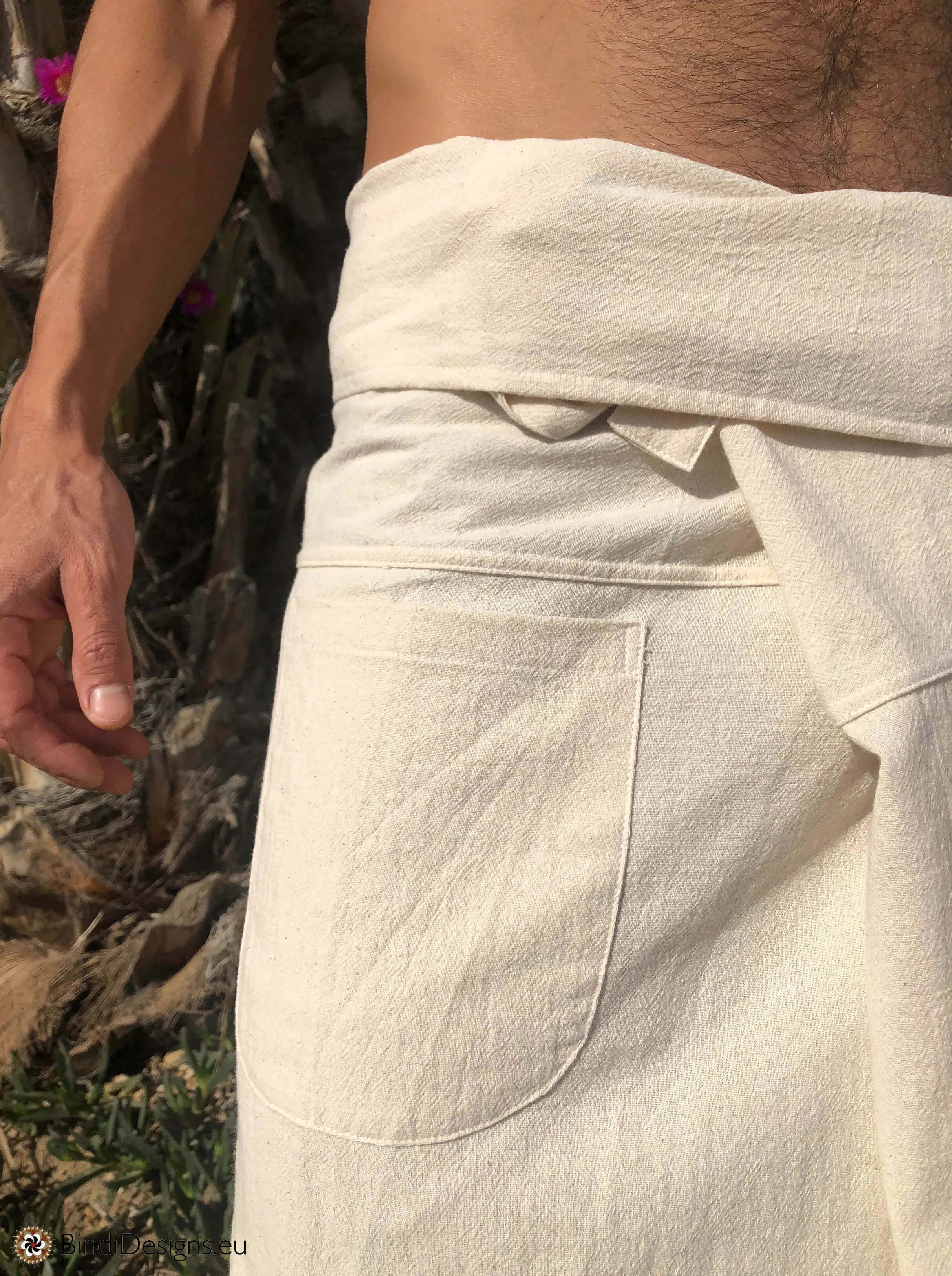 Thai Fisherman Pants Natural Light Cotton