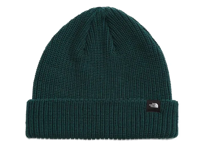 The North Face TNF Fisherman Beanie Ponderosa Green Dark