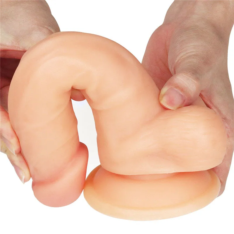 The Ultra Soft Dude2 - Flesh 8 Inch Dong