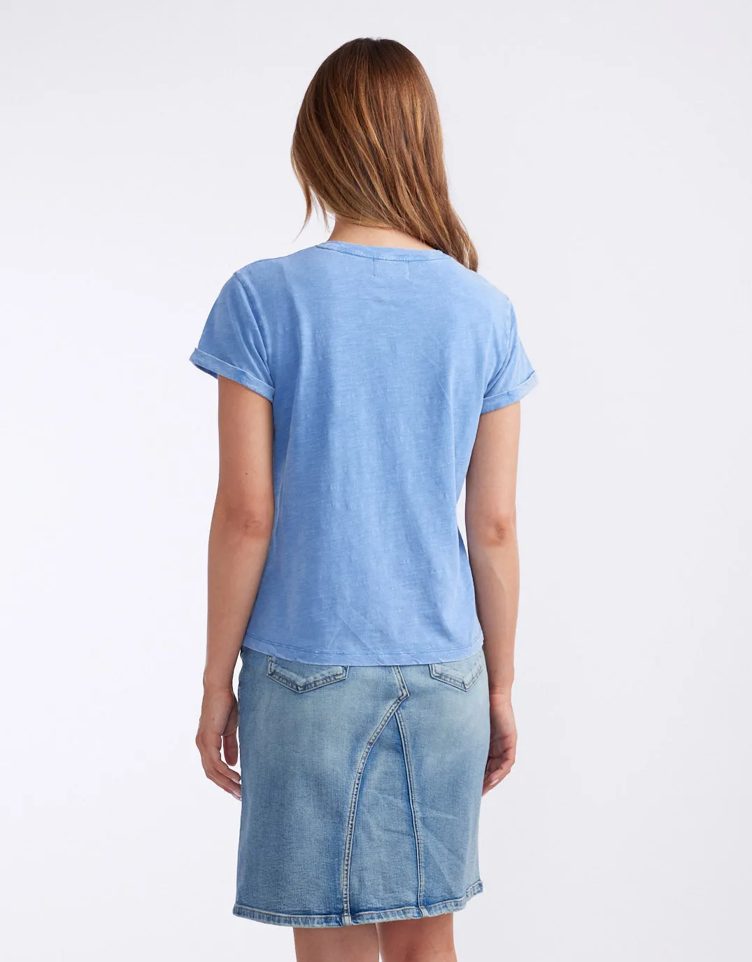 Turn Back T-Shirt - Danish Blue