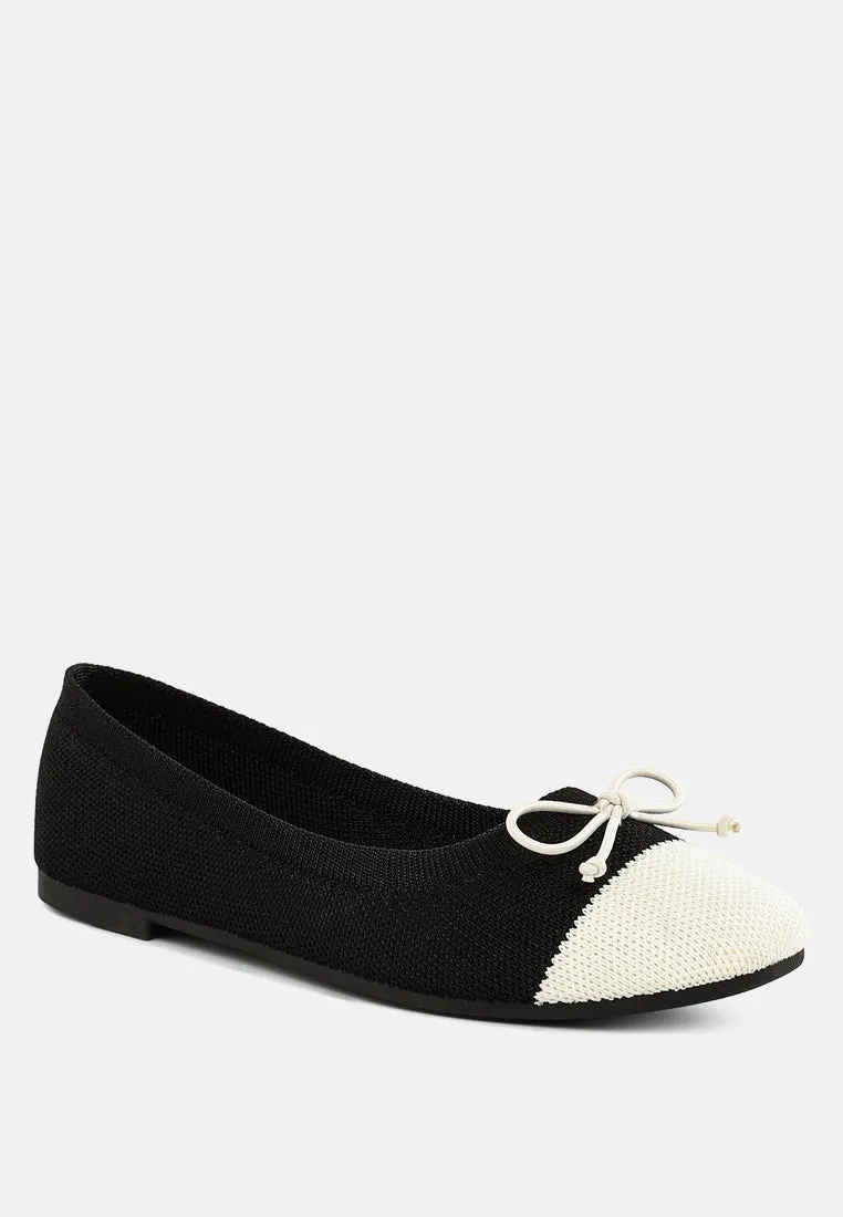 Two Tone Ballerinas By RUW
