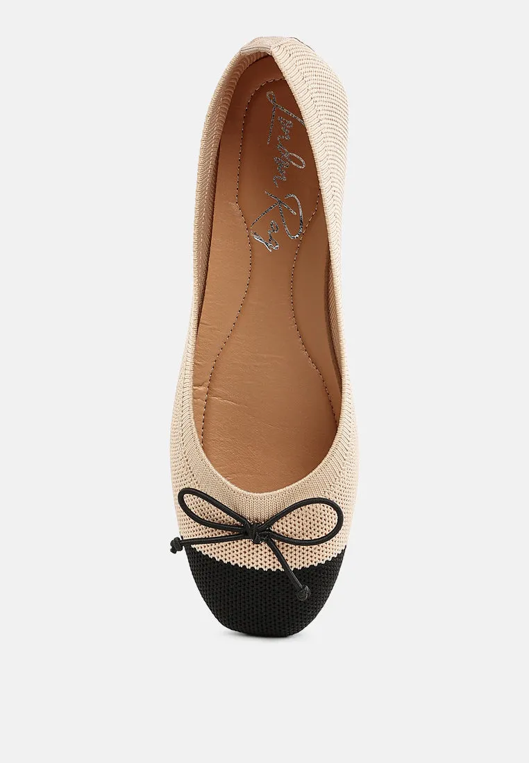 Two Tone Ballerinas By RUW