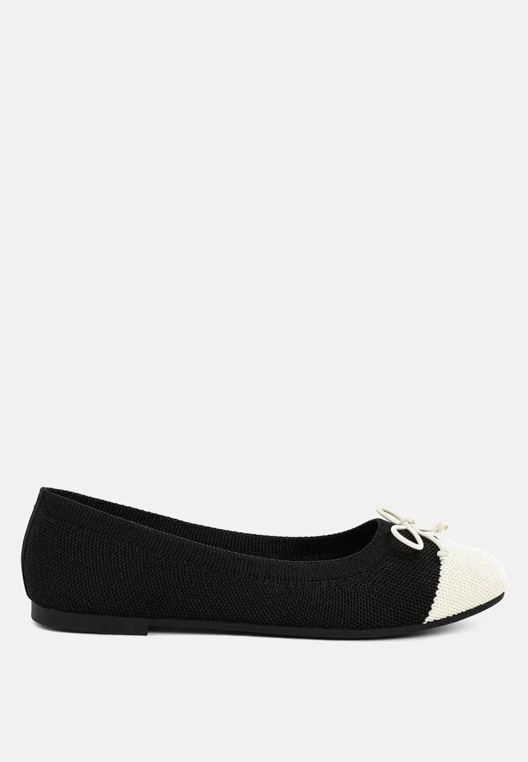 Two Tone Ballerinas By RUW
