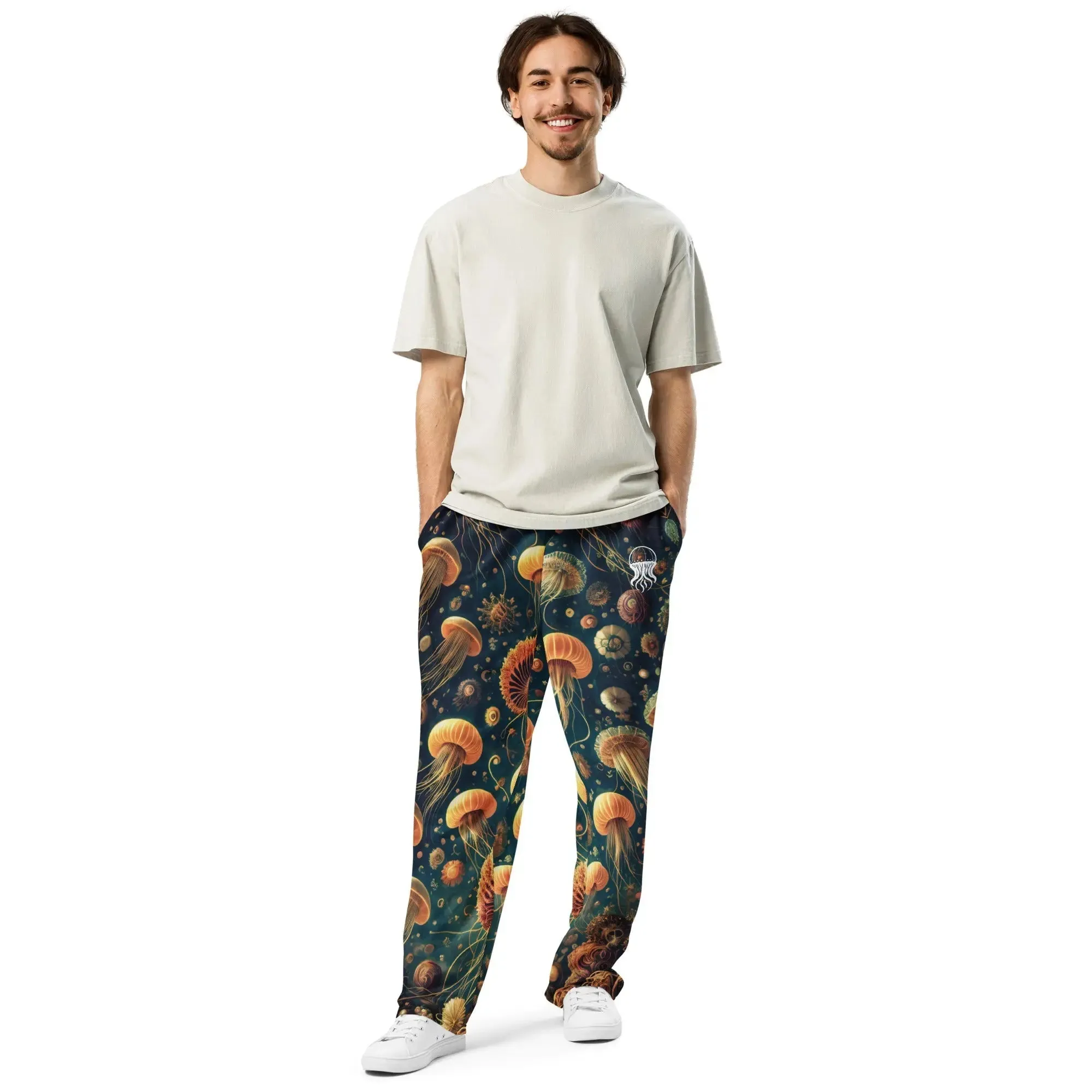 Unisex Wide-leg Joggers - Eldritch Ballet