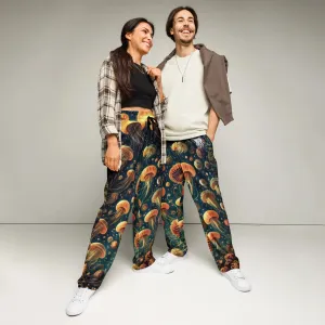 Unisex Wide-leg Joggers - Eldritch Ballet