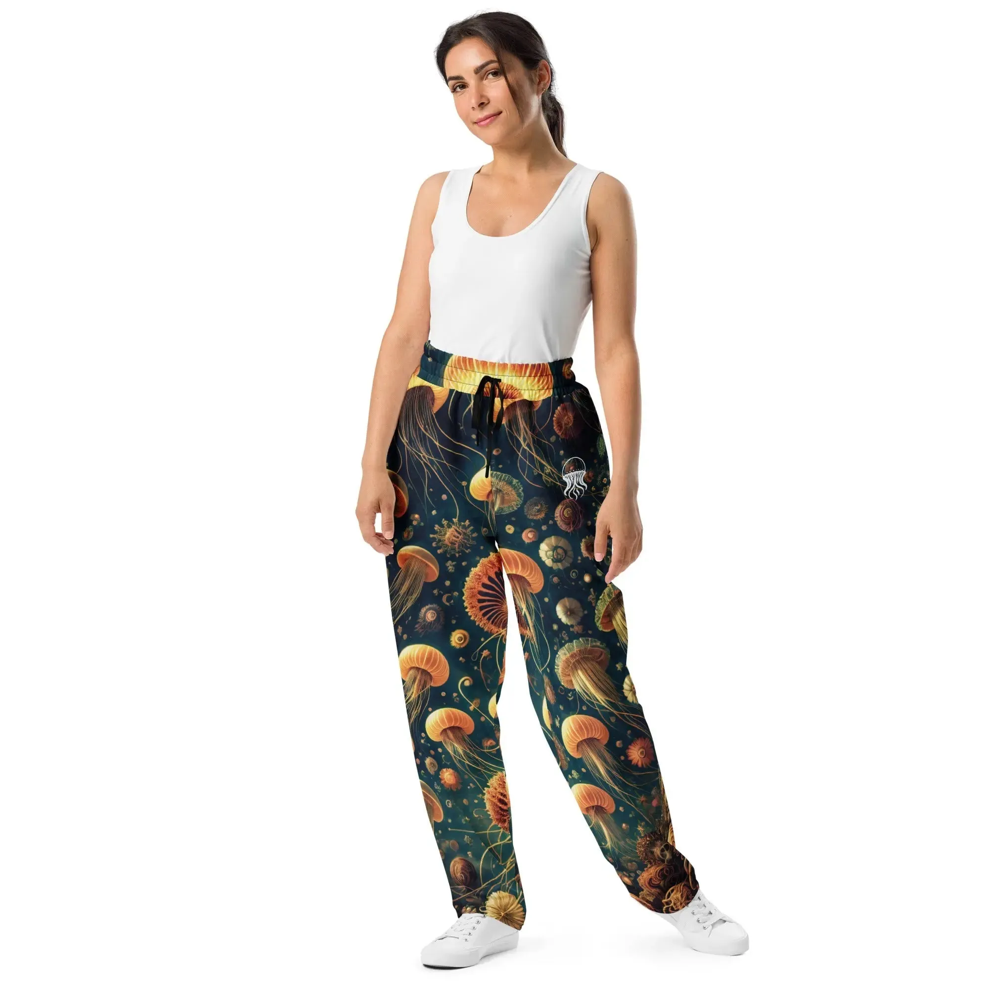 Unisex Wide-leg Joggers - Eldritch Ballet