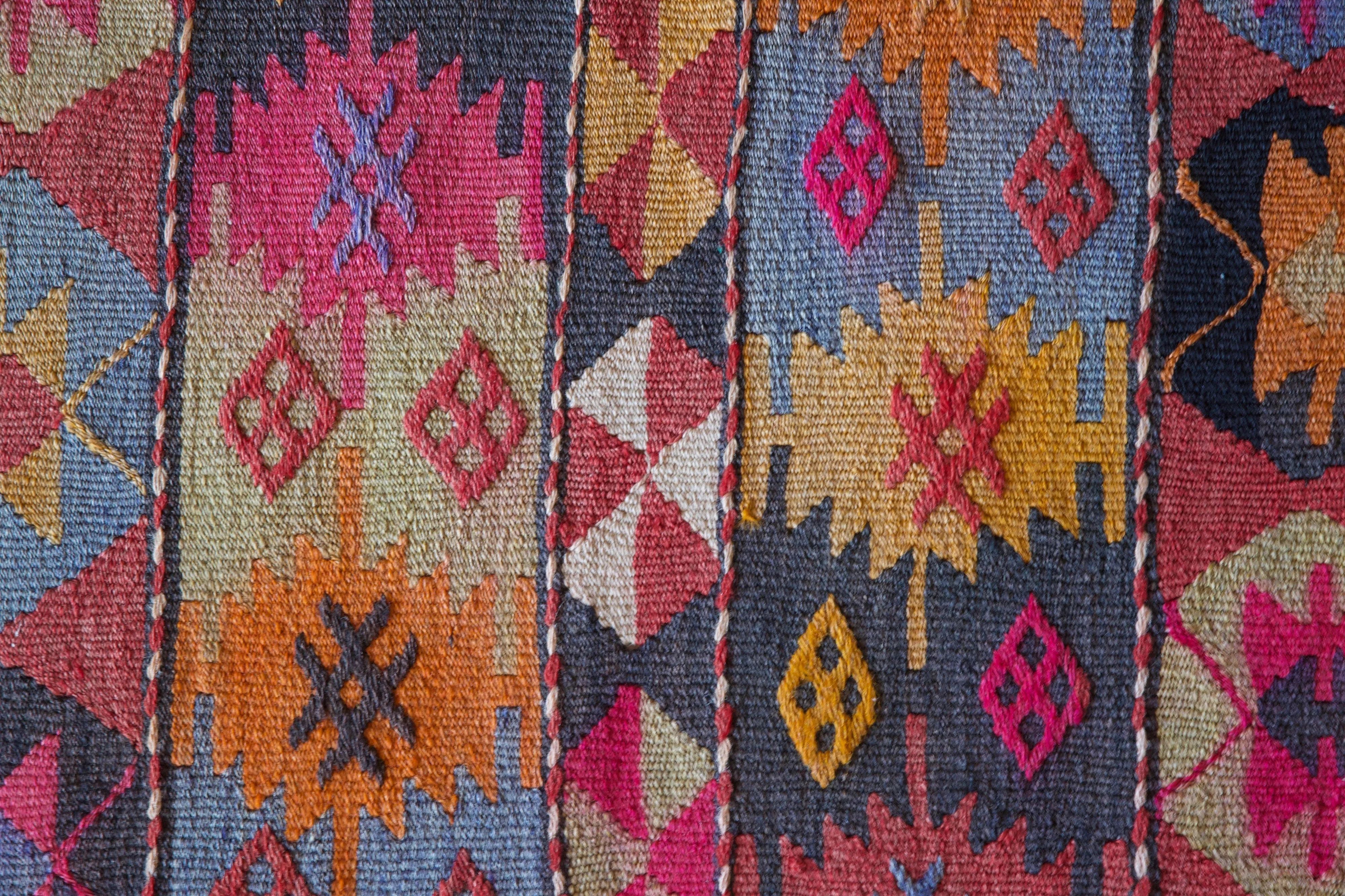 Vintage Mini Turkish Kilim Rug 2'11"x5'2"