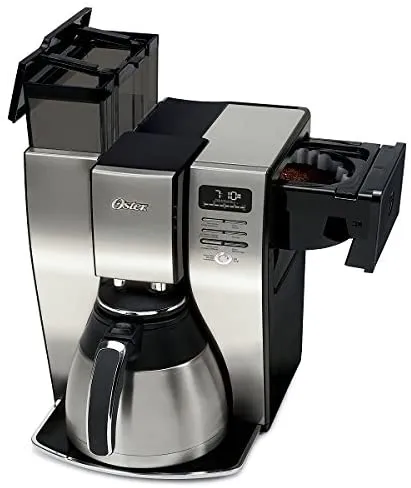 Was store Display! Oster Stainless Steel 10-Cup Thermal Coffee Maker, No box!