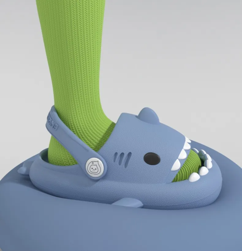 Waterproof Non-Slip Shark Slides for Kids