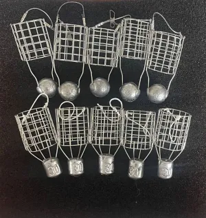 Weighted Stainless Small Berley cages 5 x 30g 5 x 40g