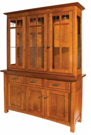 Westin- Amish Handcrafted Dining Hutch