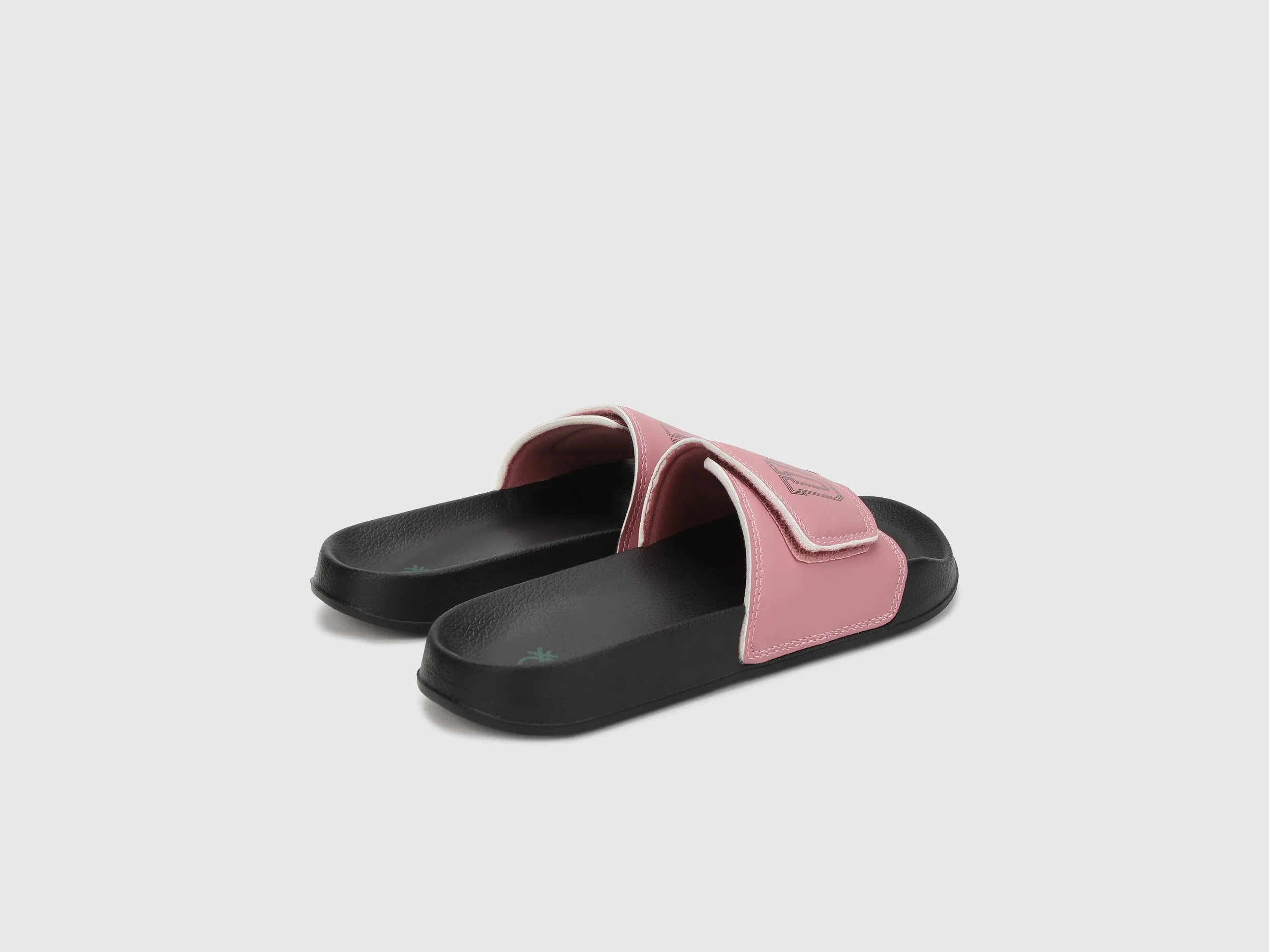Women Printed Velcro Sliders