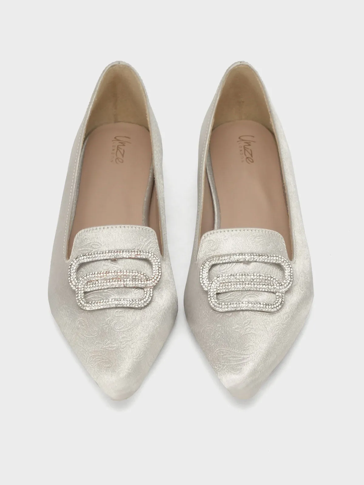 Women "CARUSO" Pointy Toe Slip On Ballerinas