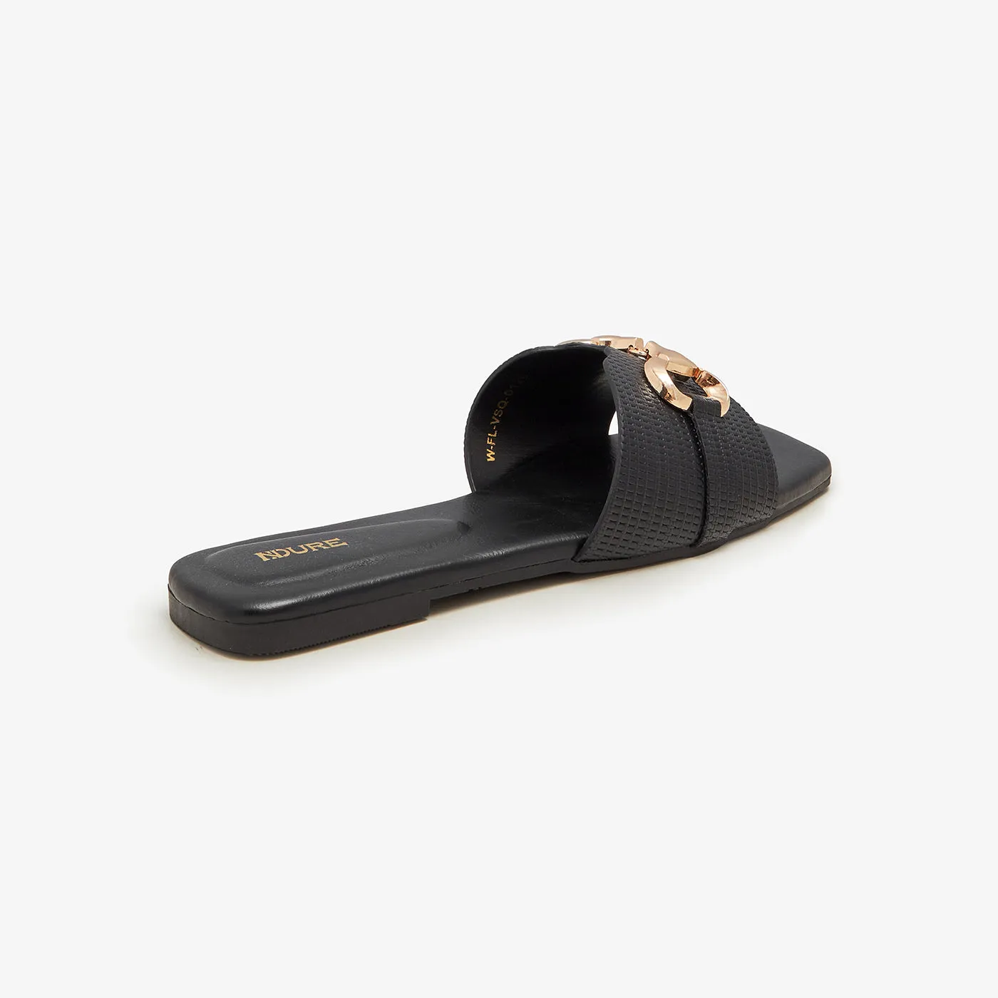 Women's Brooch Embellished Flats