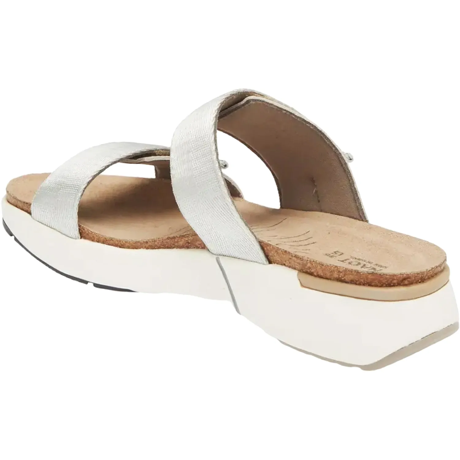 Women's Naot Calliope Soft Ivory/Soft Silver/Silver Grey Leather