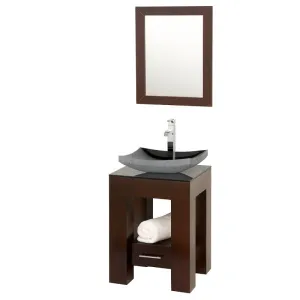 Wyndham Collection Amanda 22" Vanity Set - Espresso WC-MS005-22-ESP