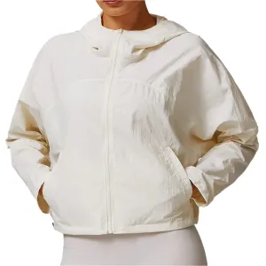 Yoga Long Sleeve Women's Hooded Jacket Fast Drying