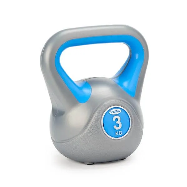 York Vinyl Kettlebell Set 2,3,4kg
